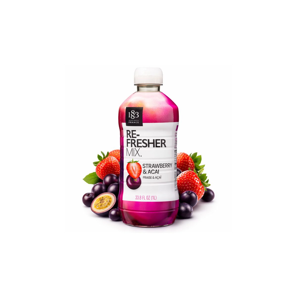 1883 Re-Fresher Strawberry and Acai Mix 1Litre