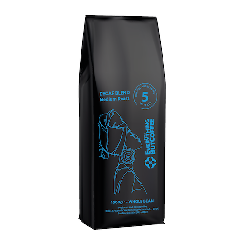 EBC Blue Decaf Espresso Coffee Grounds 1kg