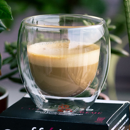 Double Wall Coffee Glass Cup 120ML - Everything But Coffee