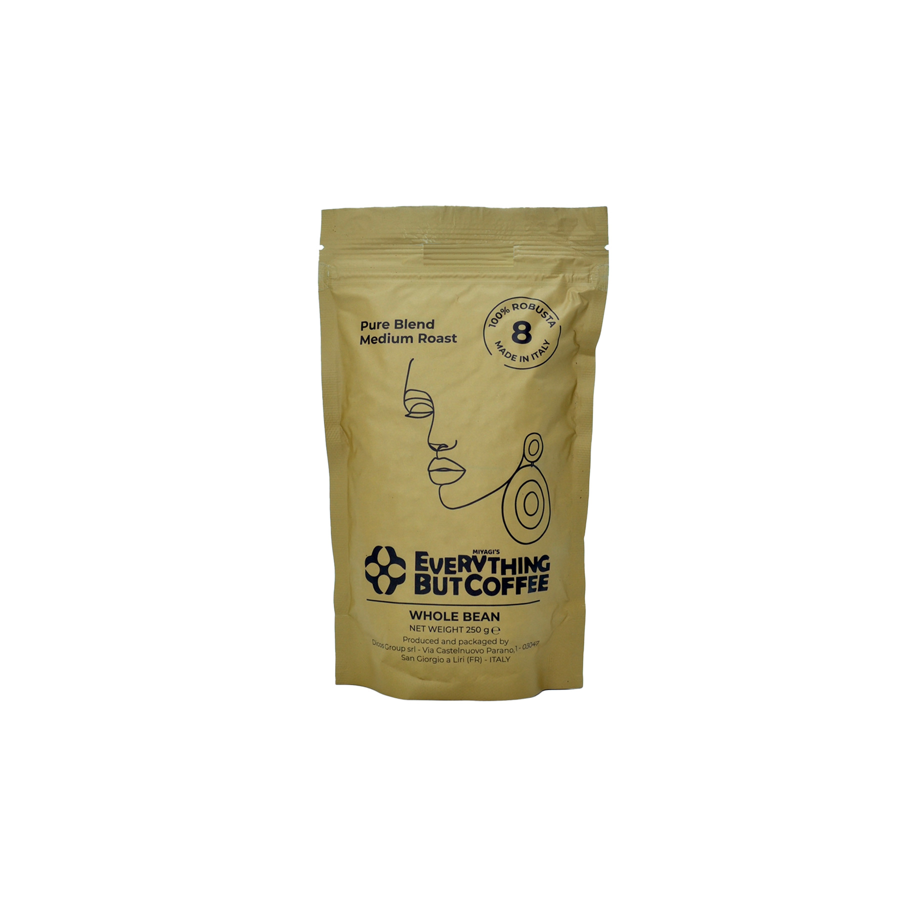 EBC Pure Robusta Coffee Beans 250G