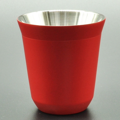 EBC Double Wall Stainless Steel Coffee Cup Red
