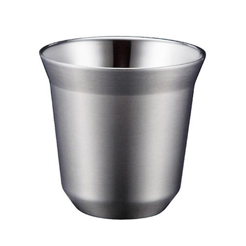 EBC Double Wall Stainless Steel Coffee Cup Silver