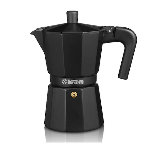 EBC Stovetop Moka Pot Coffee Maker Black 300ml