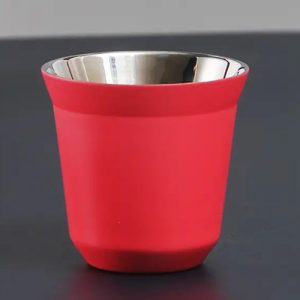 double wall stainless steel coffee cup