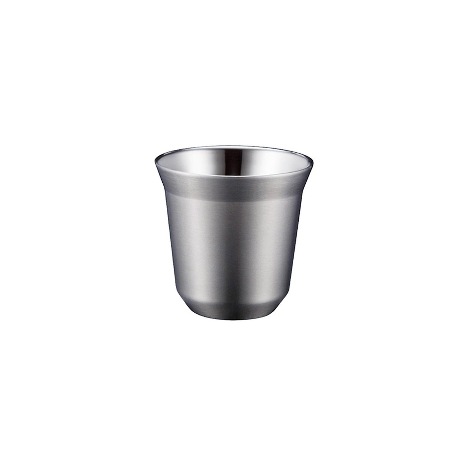 EBC Double Wall Stainless Steel Coffee Cup Silver