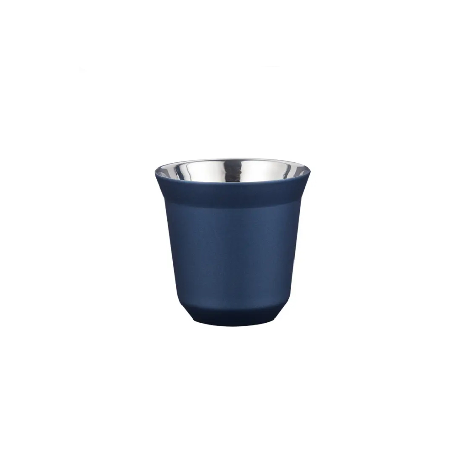 EBC Stainless Steel Double Wall Coffee Cup Blue 80ml