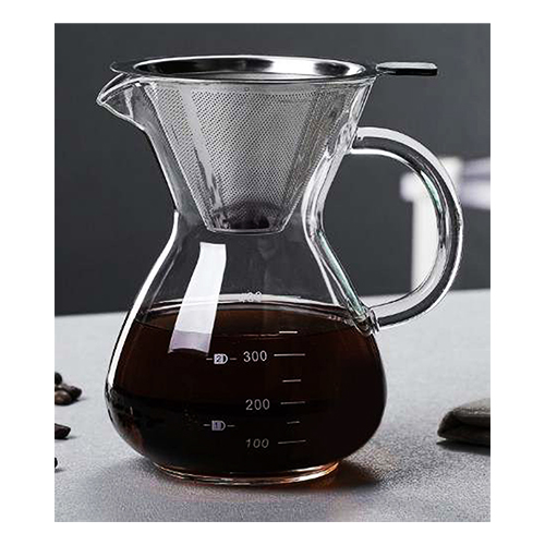 Pour Over Coffee Maker Stainless Steel Filter, Coffee Dripper