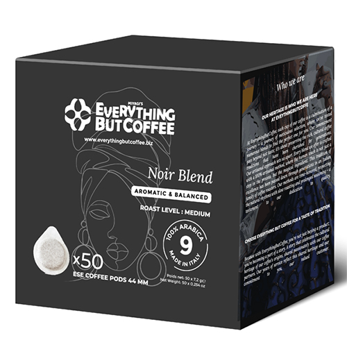 EBC Noir 100% Arabica Coffee 44mm ESE Pods 50 Pack