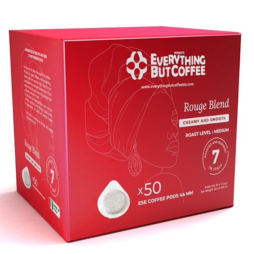 EBC Rouge Mixed Blend Coffee 44mm ESE Pods 50 Pack