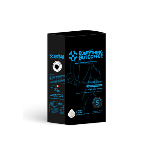 EBC Blue Decaf Coffee 44mm ESE 20 Pods Pack