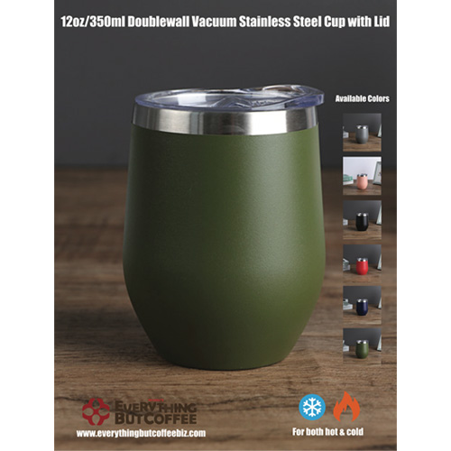 EBC 350ML Stainless Steel Double Wall Insulated Mug Green