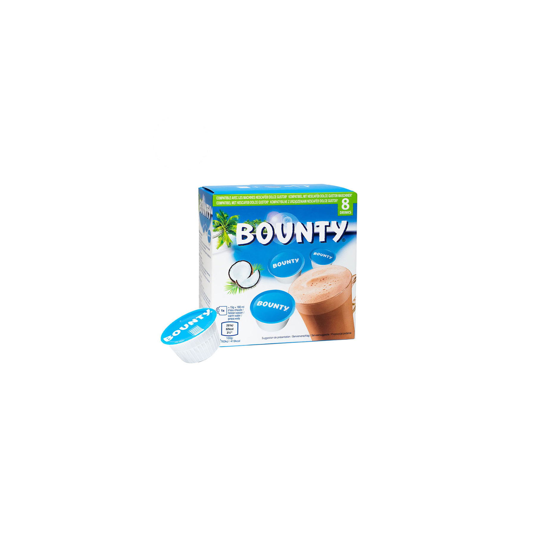 Bounty Chocolate Dolce Gusto Capsules