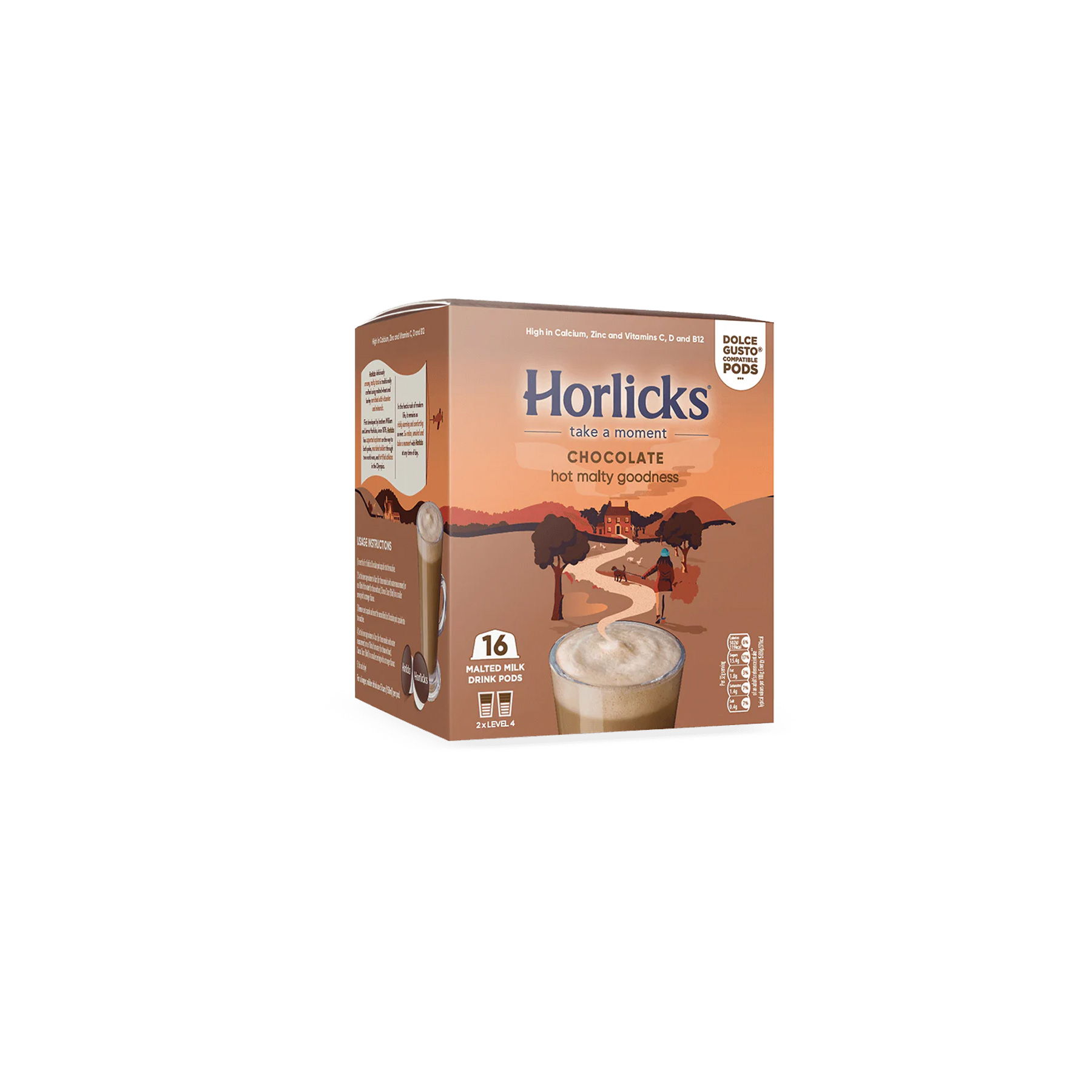 Horlicks Chocolate Dolce Gusto Compatible Capsules