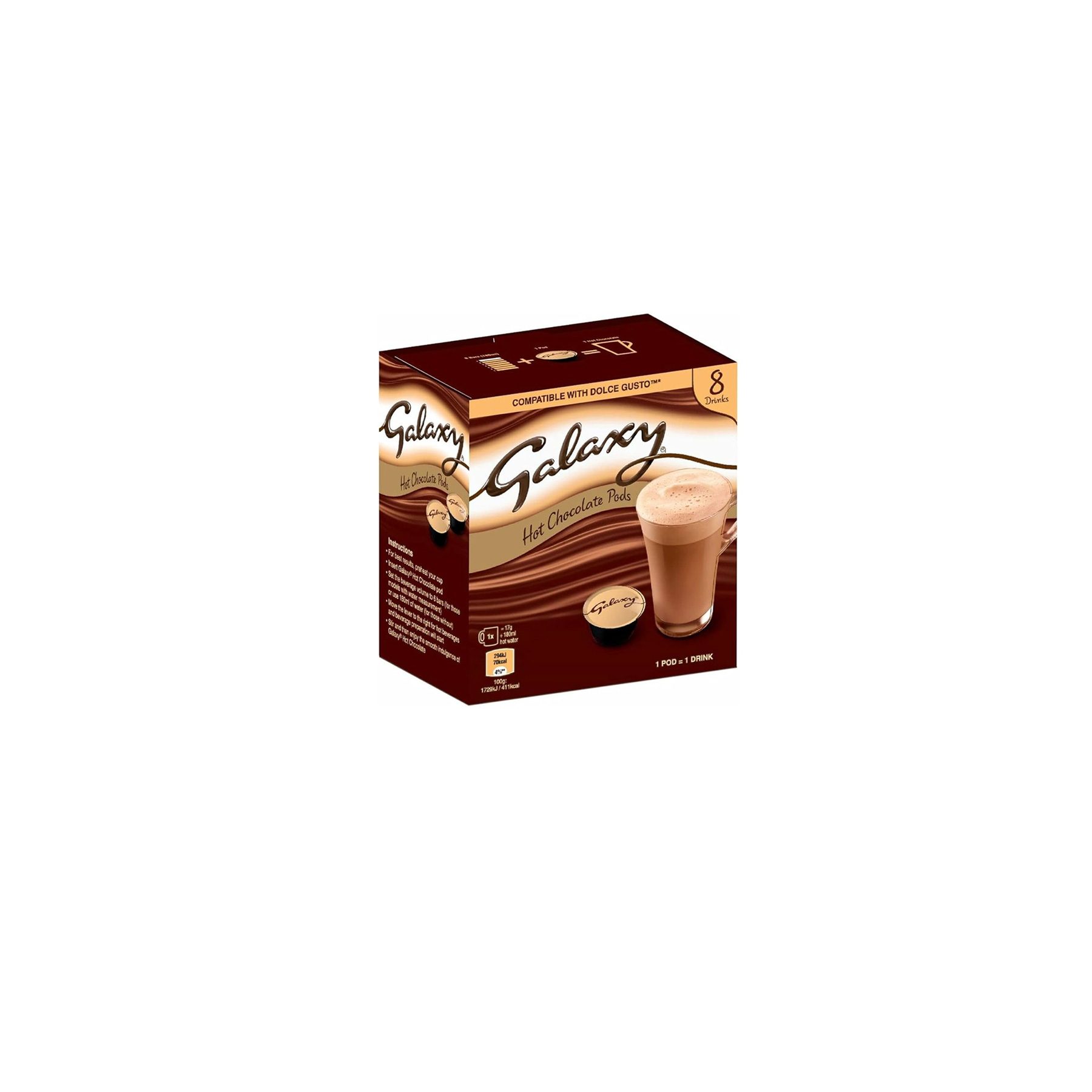 Galaxy Hot Chocolate Dolce Gusto Capsules