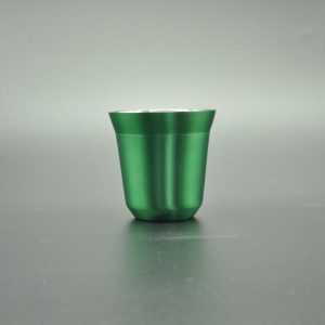 EBC Stainless Steel Double Wall Coffee Cup Green 80ml