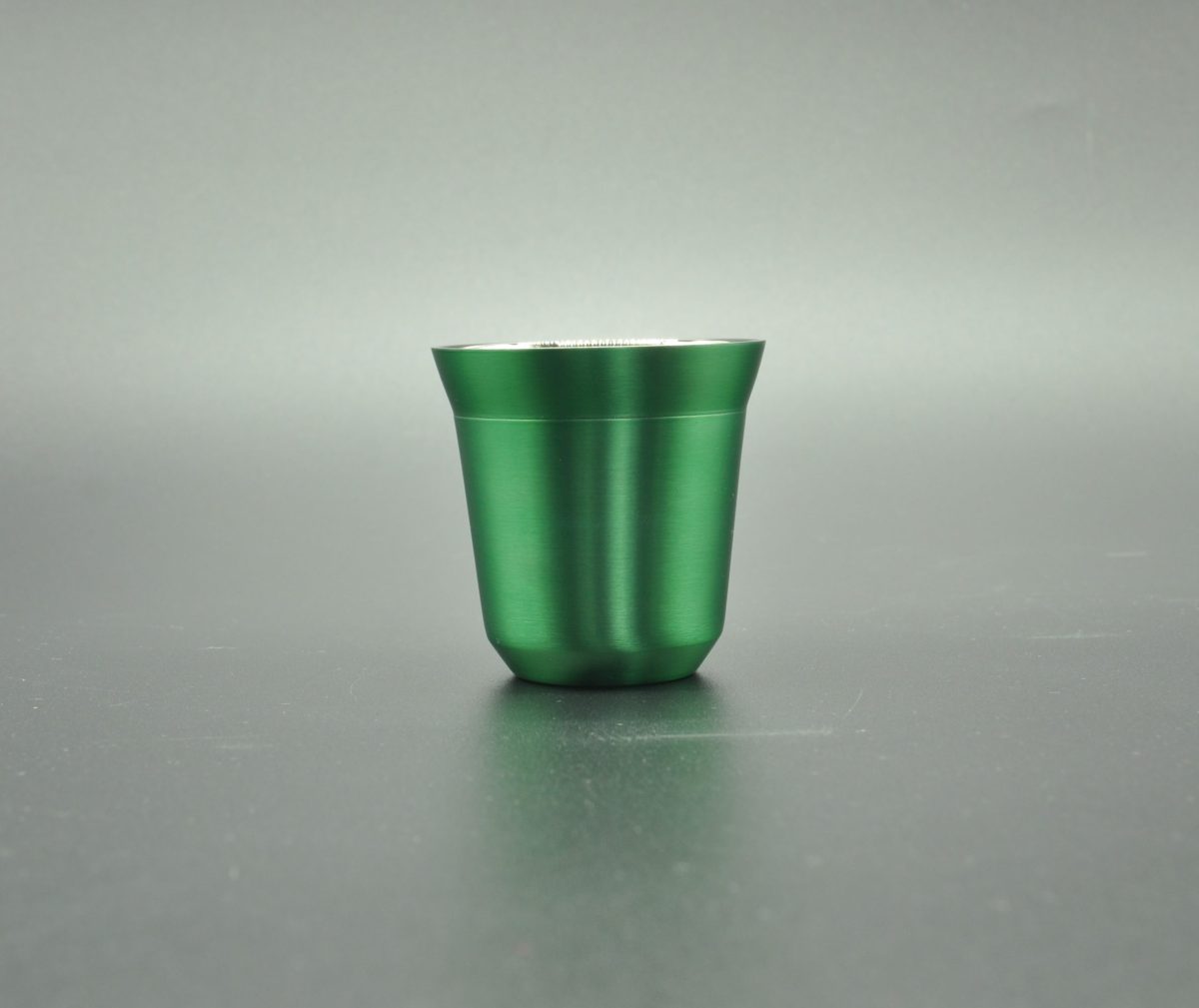 EBC Stainless Steel Double Wall Coffee Cup Green 80ml