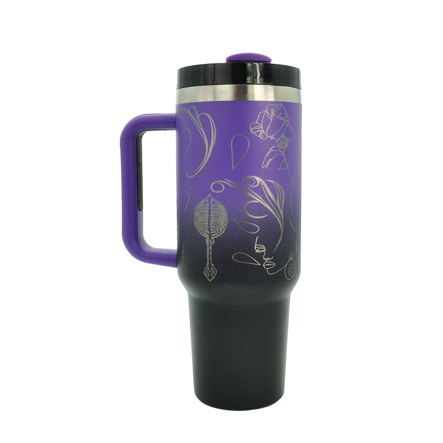 EBC 1200ML Stainless Steel Insulated Travel Tumbler Purple