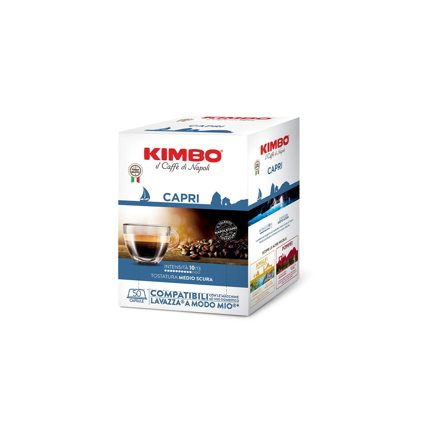 Kimbo Capri A Modo Mio Compatible 50 Capsules