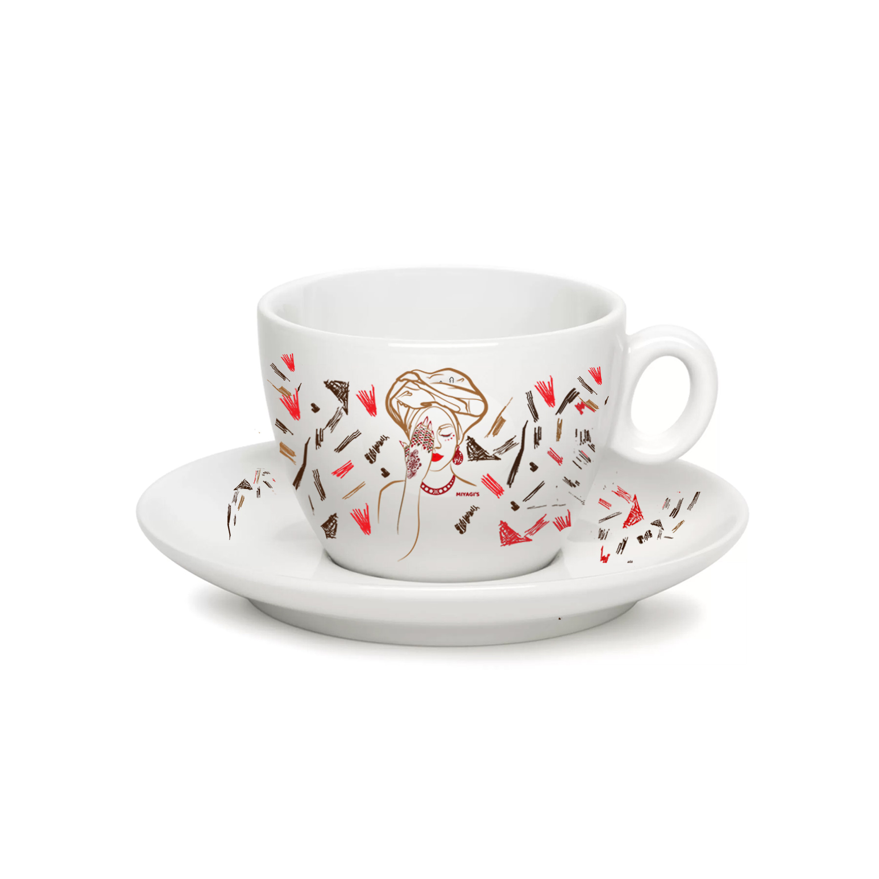 EBC Omoge Cappuccino Collection Cup & Saucer 220ML