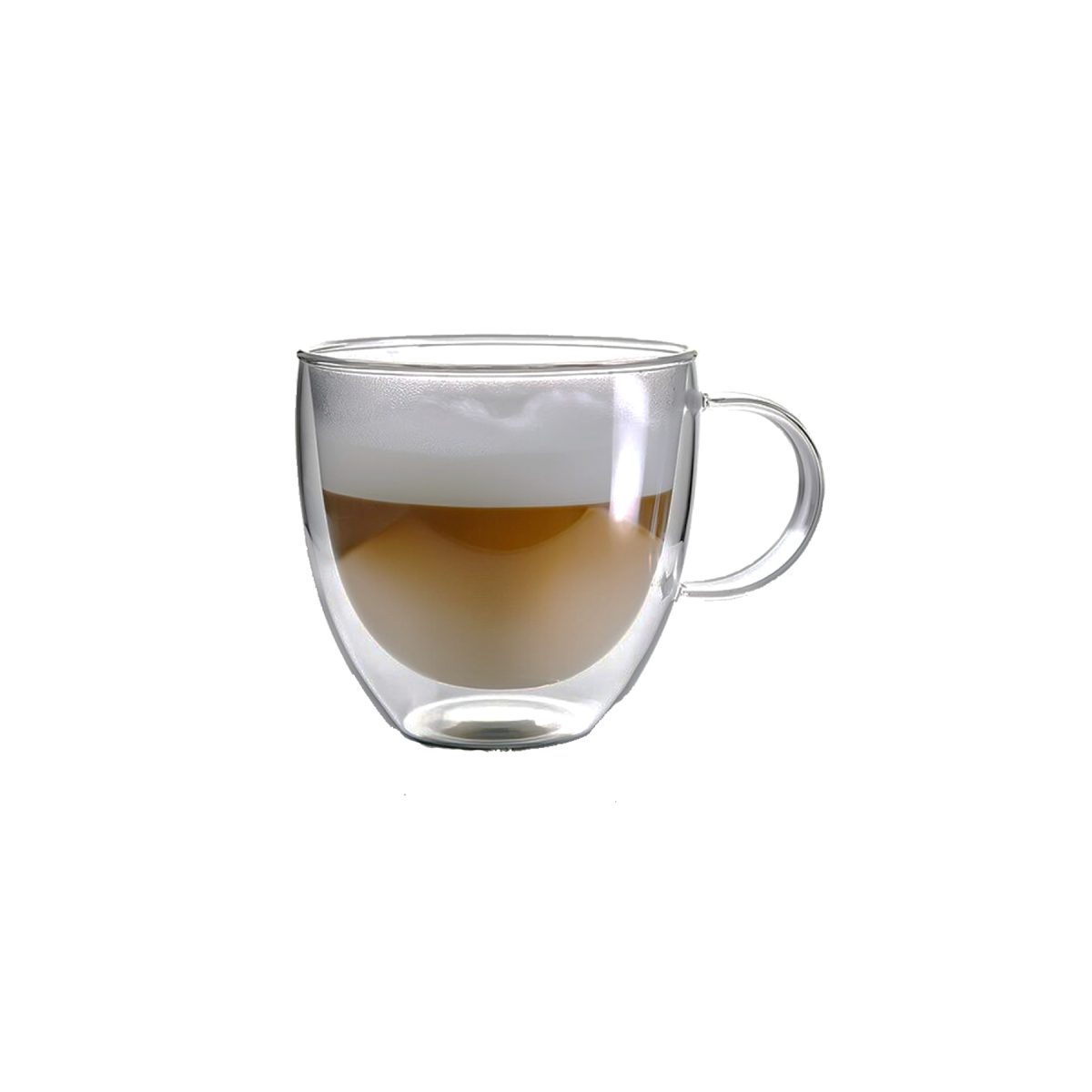 EBC Double Wall Coffee Glass With Handle 250ML