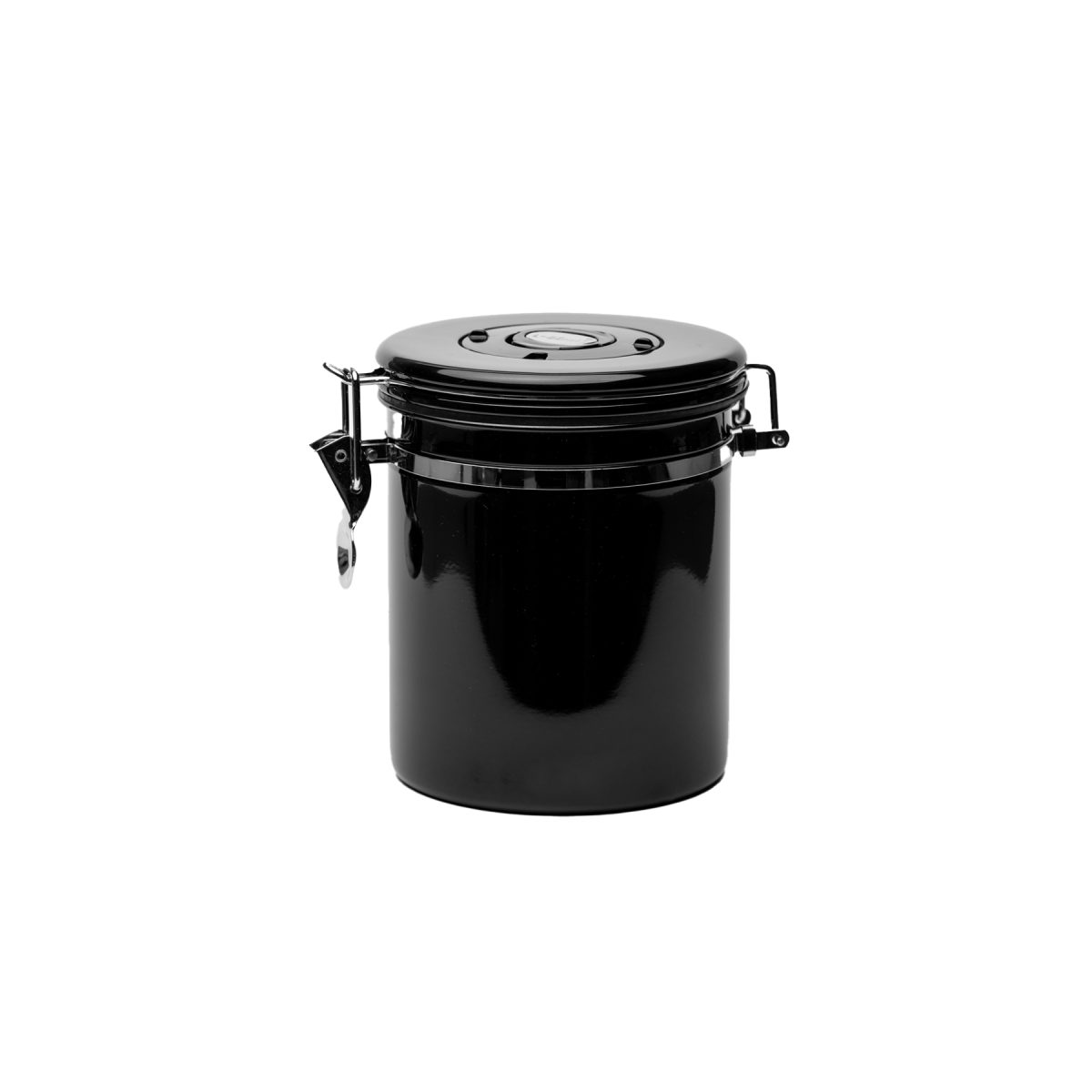 Stainless Steel Air Tight Coffee Storage Container Black