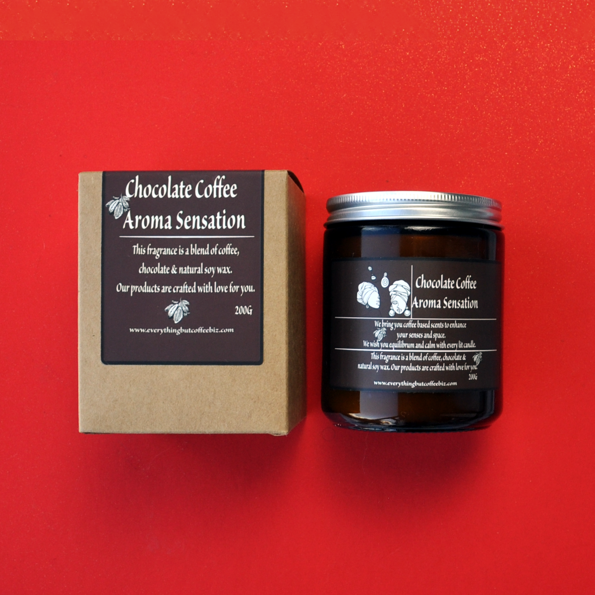 EBC Coffee Based Chocolate Scented Candle 200g