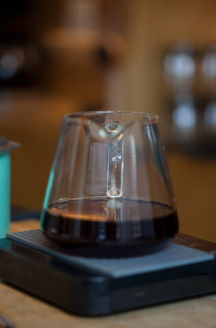 600ml Borosilicate Pour Over Coffee Glass Pot