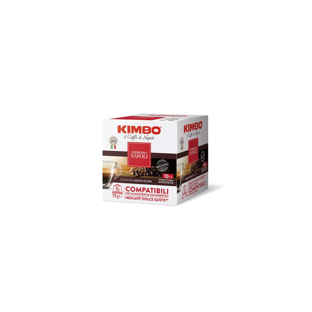 Kimbo Napoli Espresso Dolce Gusto Compatible 16 Capsules