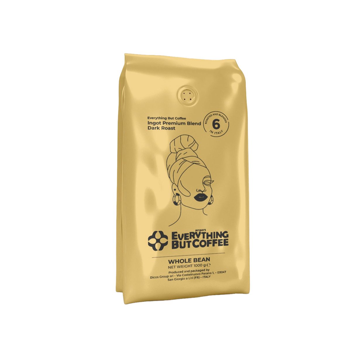 EBC Ingot Premium Dark Roast Coffee Beans 1kg