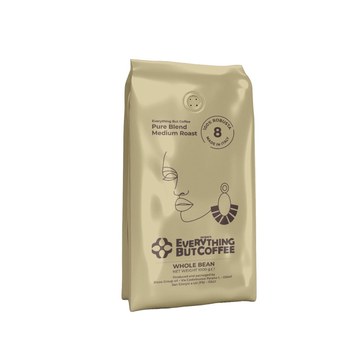 EBC Pure 100% Robusta Coffee Beans 1kg