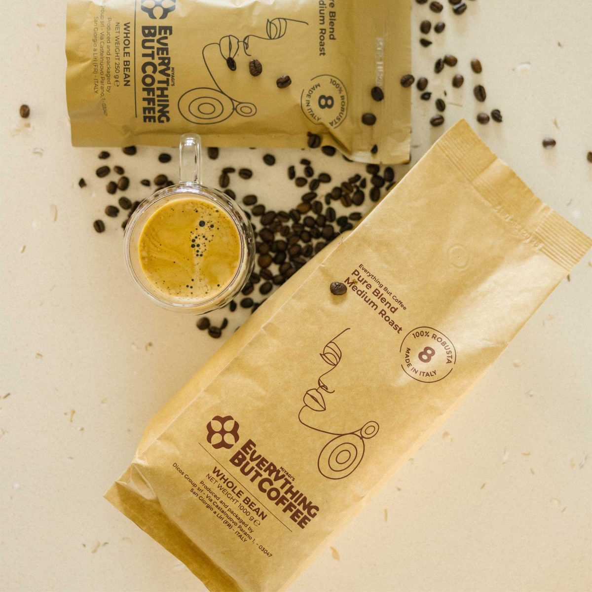 EBC Pure 100% Robusta Coffee Beans 1kg