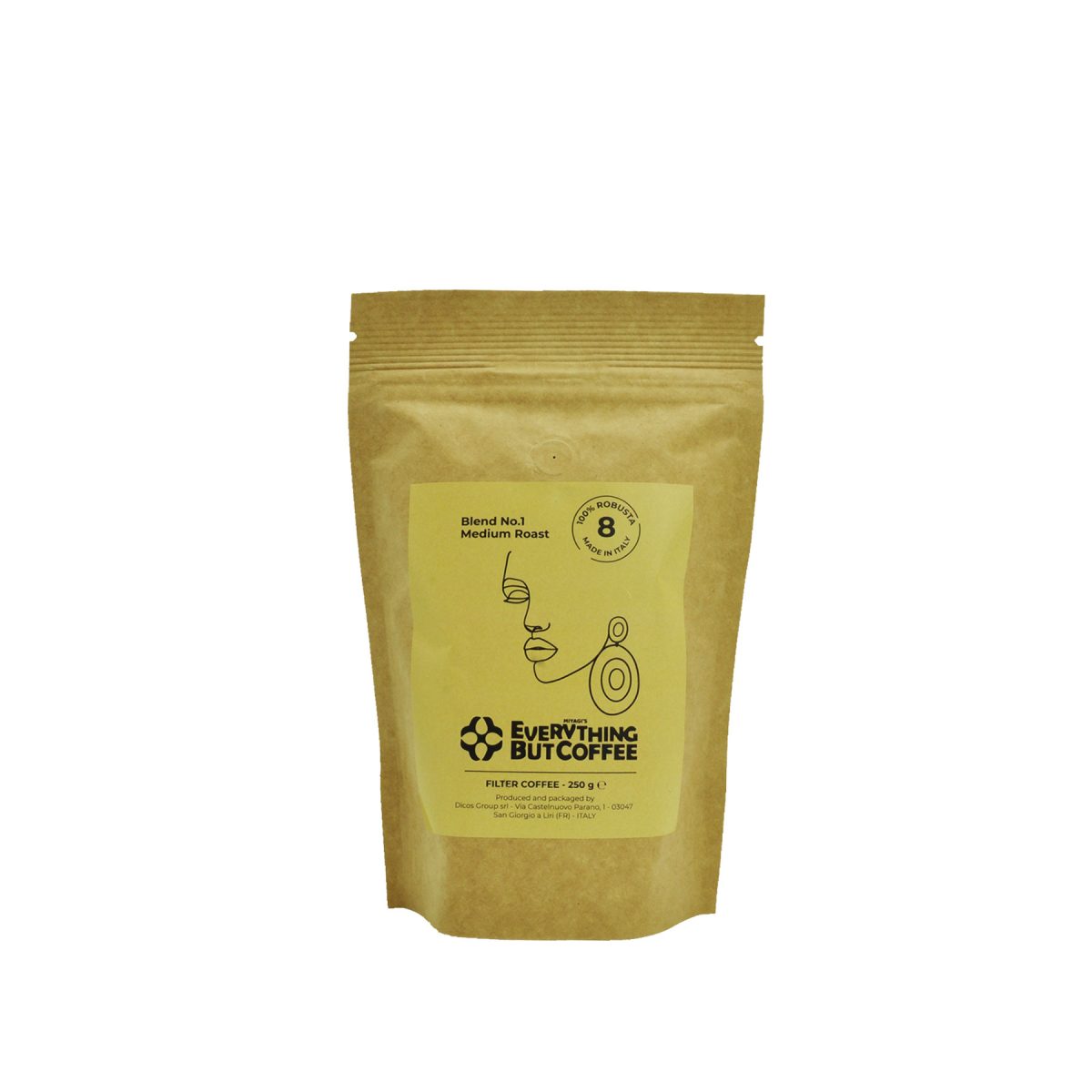 EBC Pure Robusta Filter Ground Coffee 250G