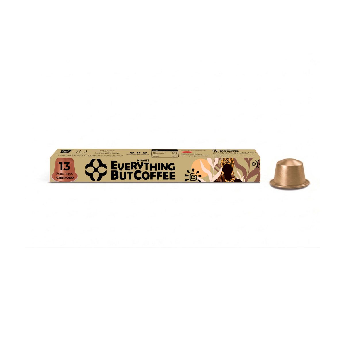 EBC Roma Ingot Cremoso Nespresso Compatible Capsules