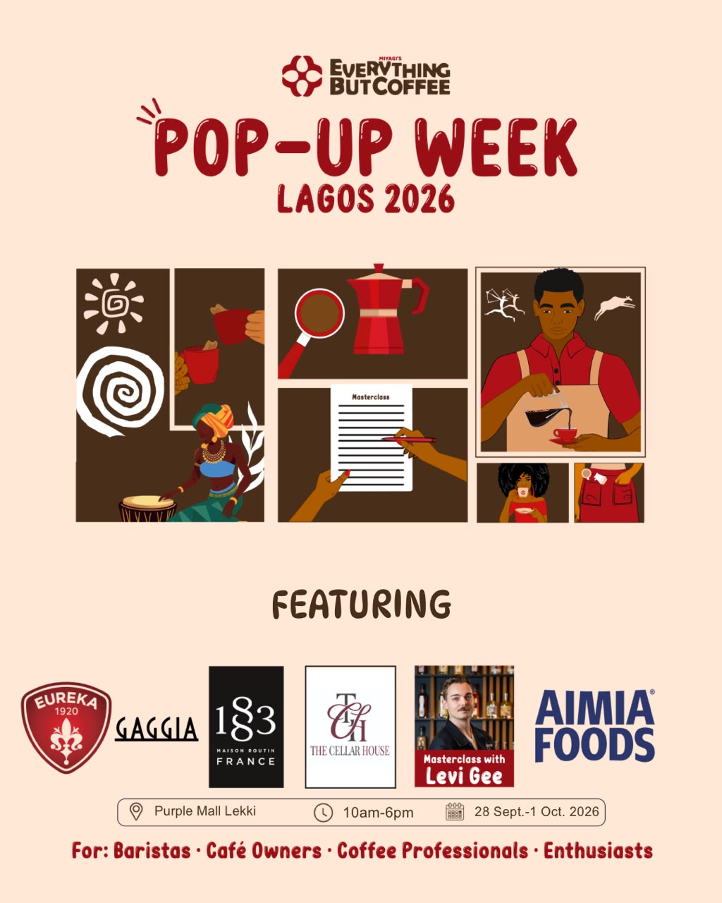 Everything But Coffee Pop-Up Week Lagos 2026