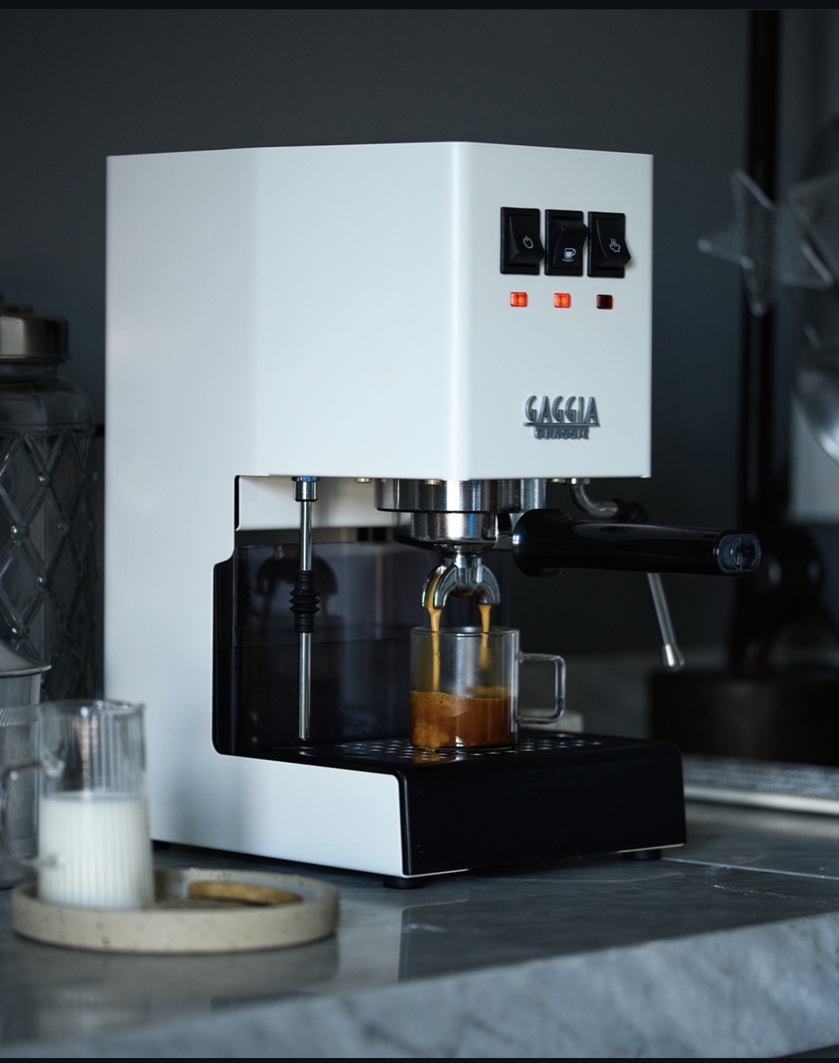 Gaggia Classic EVO24 Espresso Coffee Machine White