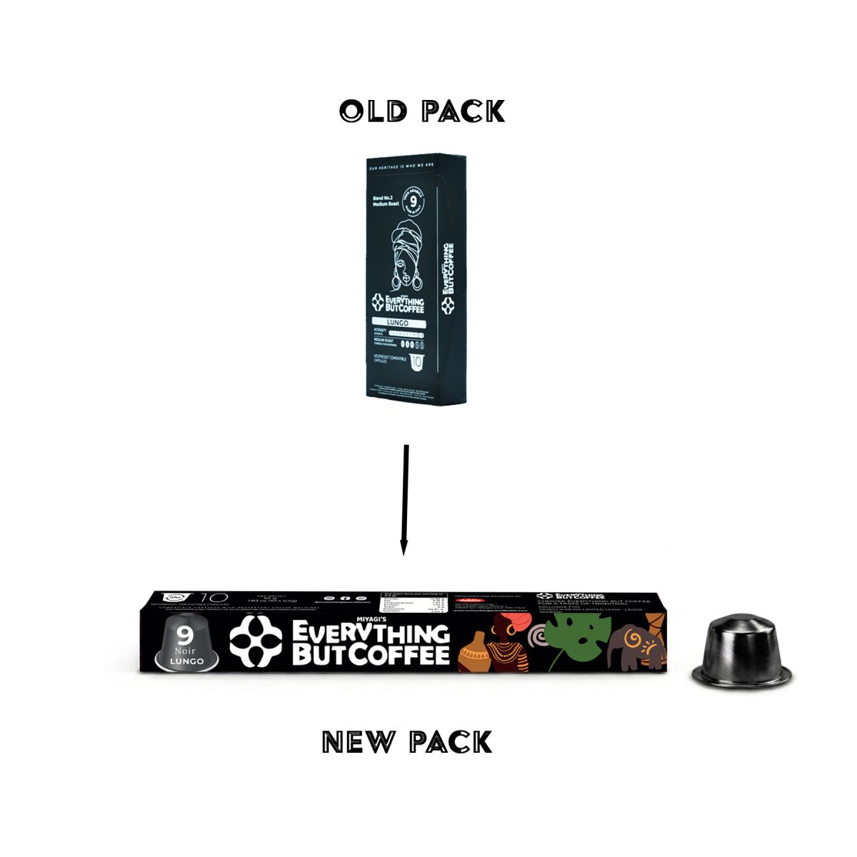 EBC Noir Lungo Nespresso Compatible Capsules