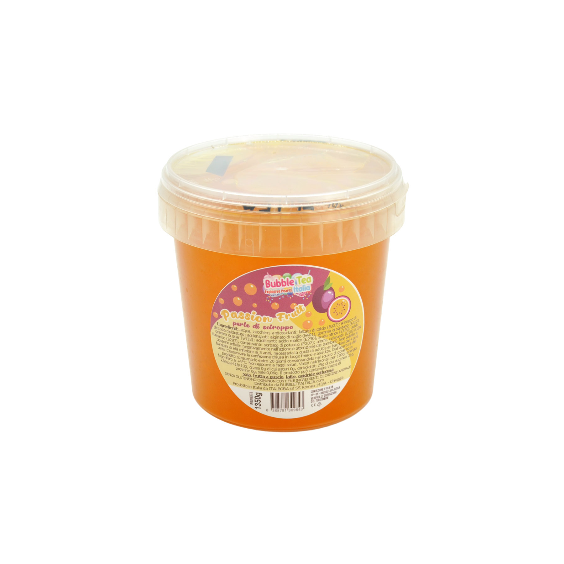 Passion Fruit -Fruit Pearls Popping Boba 1.35kg