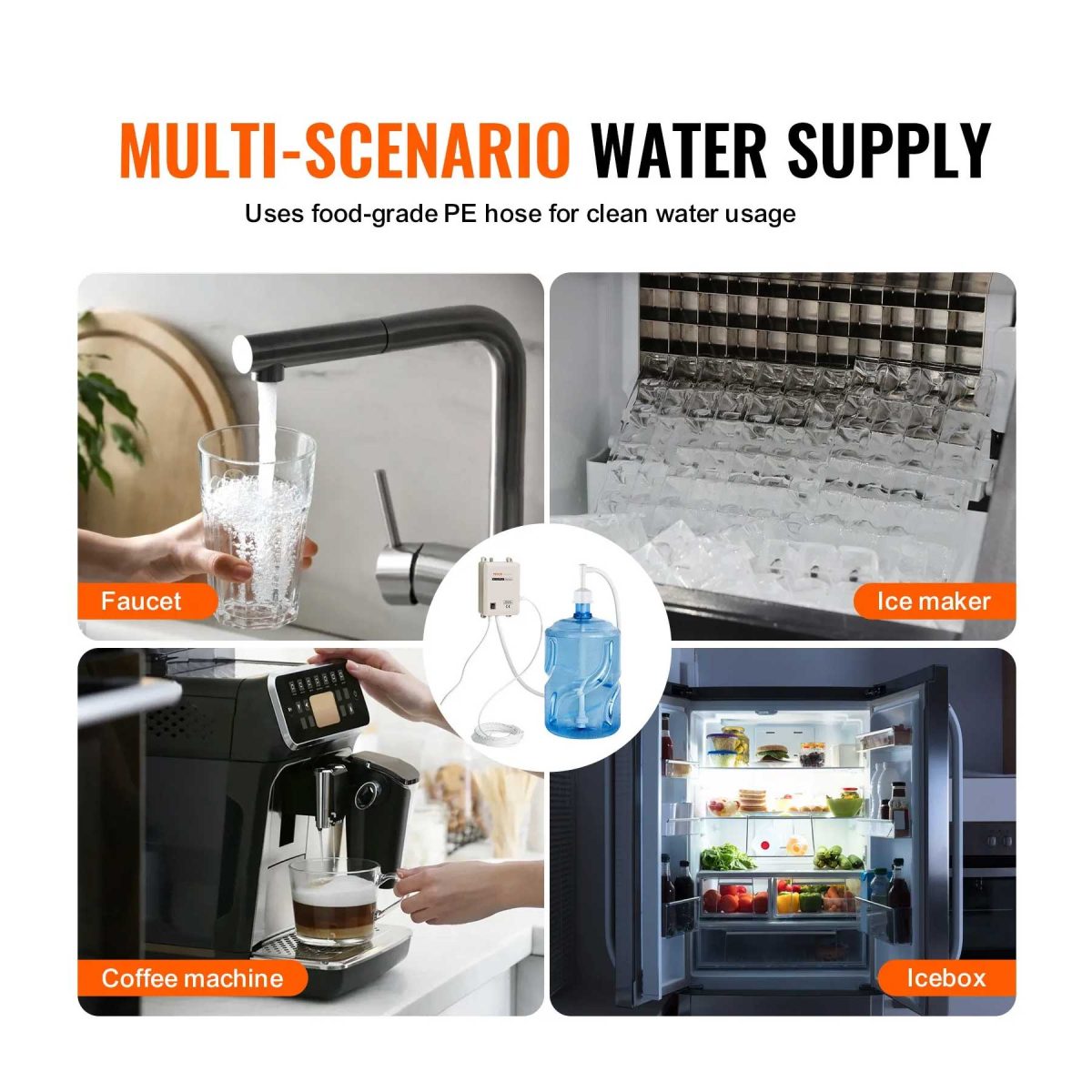 VEVOR Bottled Water Dispenser Pump System 5 Gallon Dispensing System