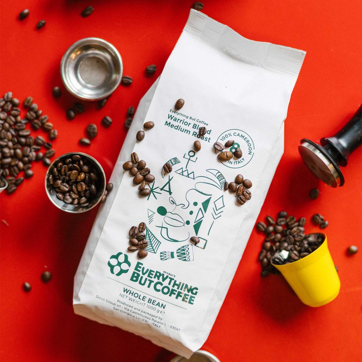 EBC Warrior Blend Cameroon Single Origin Coffee Beans 1kg